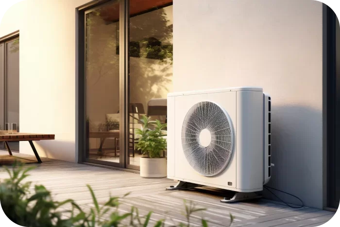 Installation pompe &agrave; chaleur air eau aux Sables d'Olonne